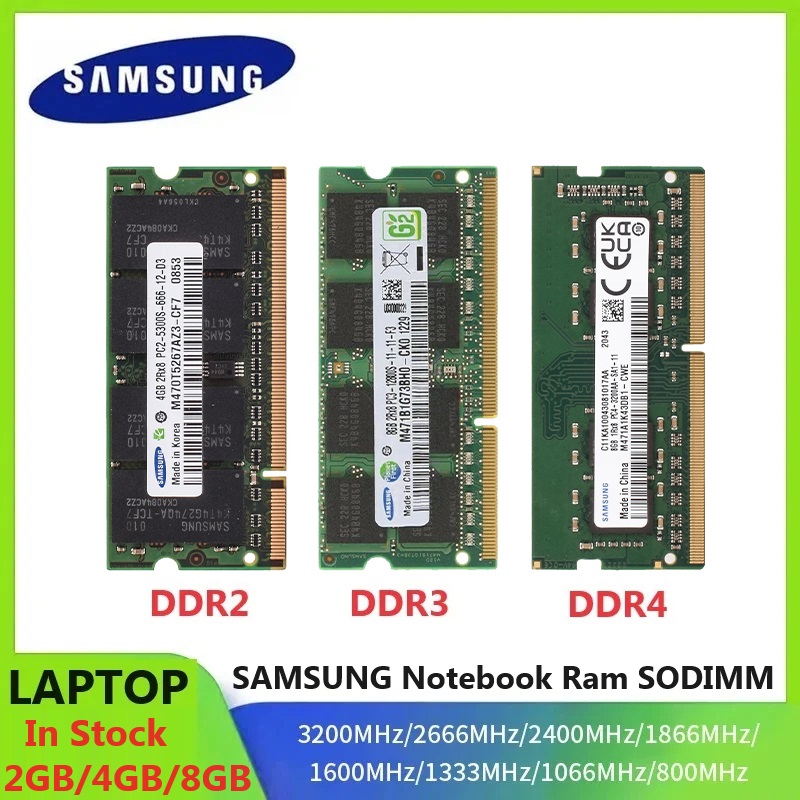 Sodimm Ddr4 - SAMSUNG แล็ปท็อป Memoria DDR4 DDR3 DDR2