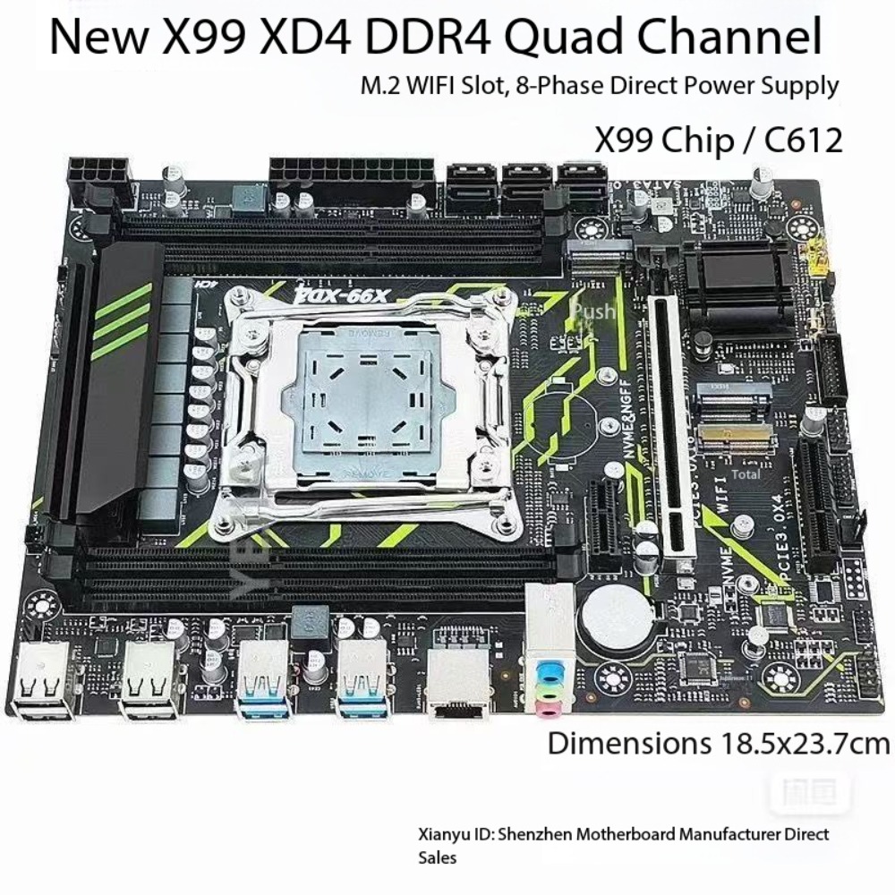 Ddr4 Ram - เมนบอร์ด Angxun X99 XD4 รุ่นใหม่ล่าสุด รองรับหน่วยความจำ