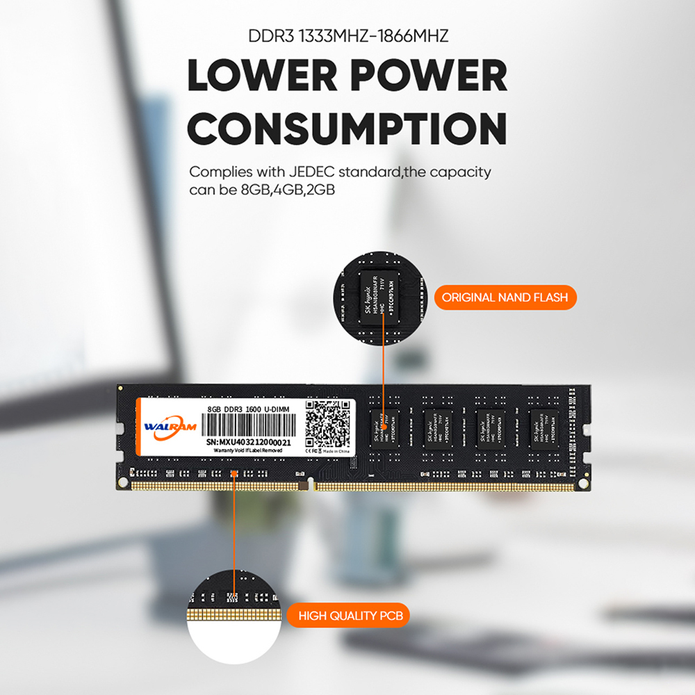 Walram หน่วยความจำ DDR3 8GB 4G - Ecc Ram Server บทวิจารณ์และราคา