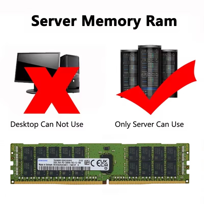 หน่วยความจำเซิร์ฟเวอร์ SAMSUNG - Server Memory Ddr4 บทวิจารณ์และราคา